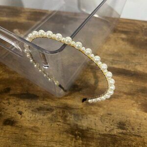 Elegant singl Pearl Accent Headband